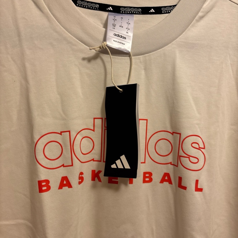 Adidas Women’s Cream Basketball Shirt